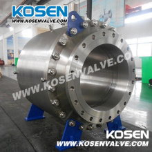 API Forged Steel Flange Trunnion Ball Valves with Gear Box